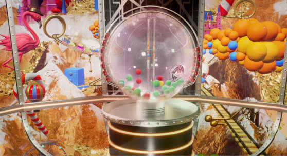 cash or crash bouncing ball machine