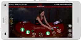 extreme live blackjack on a mobile phone