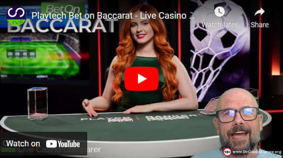 playtech bet on baccarat video review