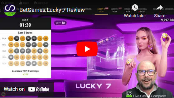 betgames lucky 7 video review