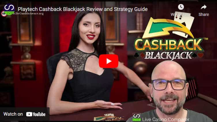 cashback blackjack video review