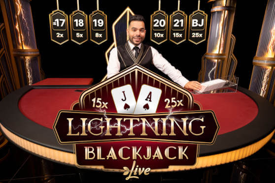 lightning blackjack dealer