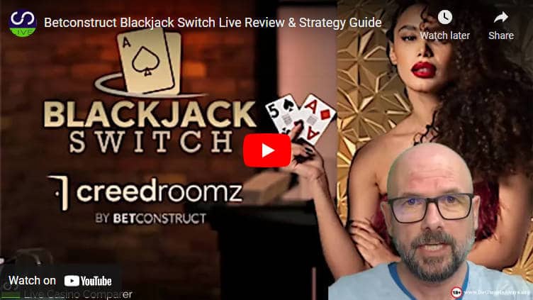 Live blackjack switch video review