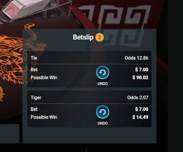 bet on dragon tiger bet slip