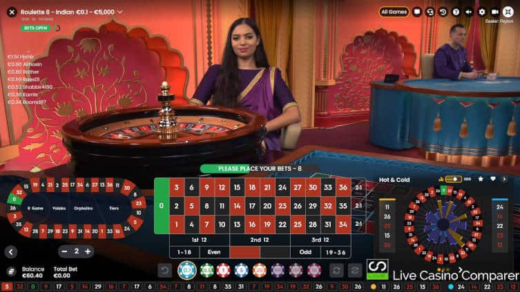 pragmatic live indian roulette