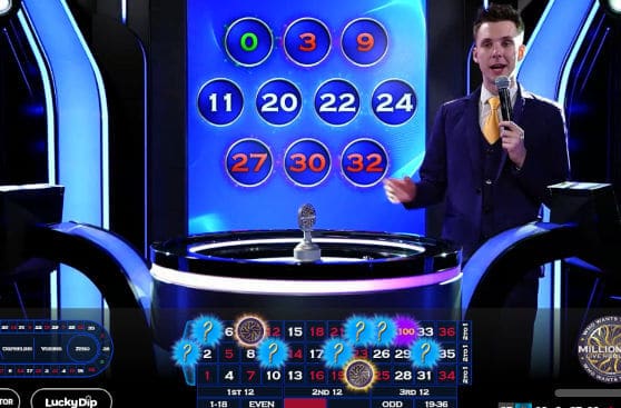 who wants to be a millionaire roulette numbers