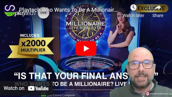 who wants to be a millionaire live roulette video review