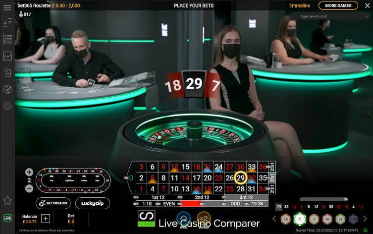 bet365 roulette