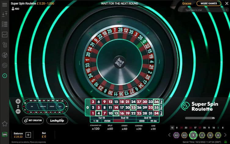 super spin roulette wheel