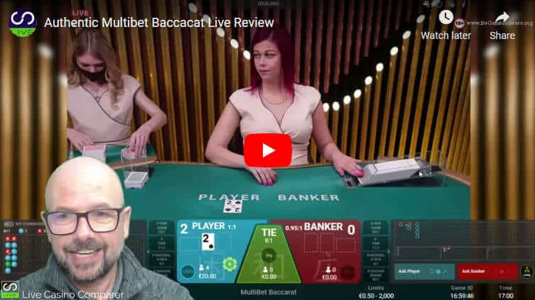 video review of multibet baccarat