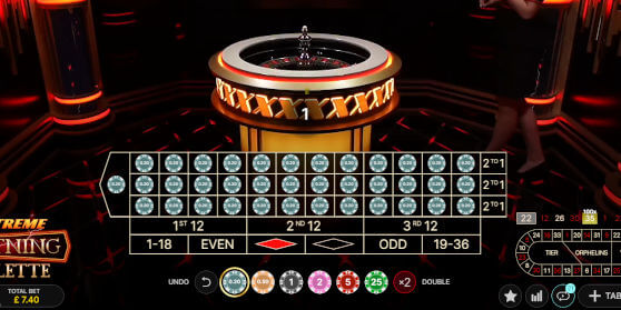 xxxtreme lightning roulette full bet