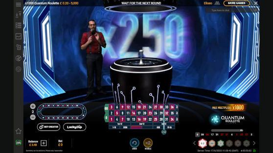 Quantum American Roulette Multipliers