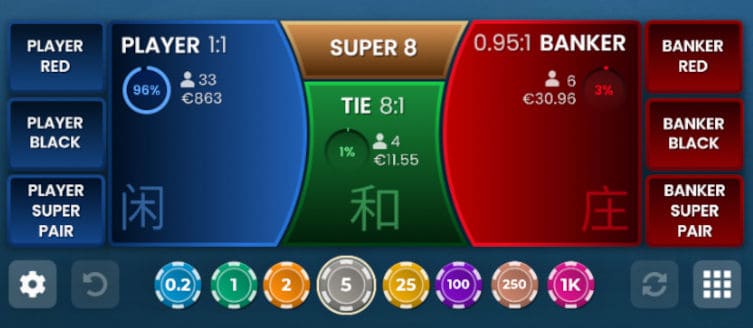 super eight side bets