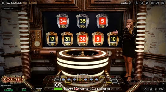 super stake roulette multipliers