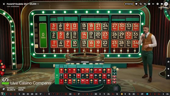 selecting powerup multipliers