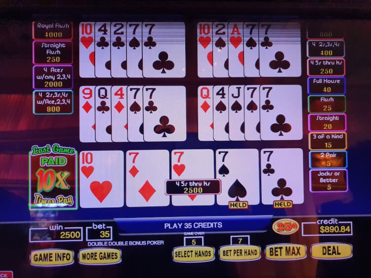 video poker