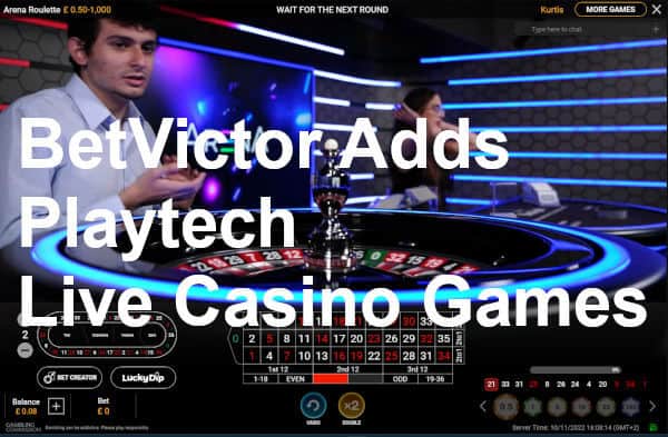 betvictor adds playtech live casino games