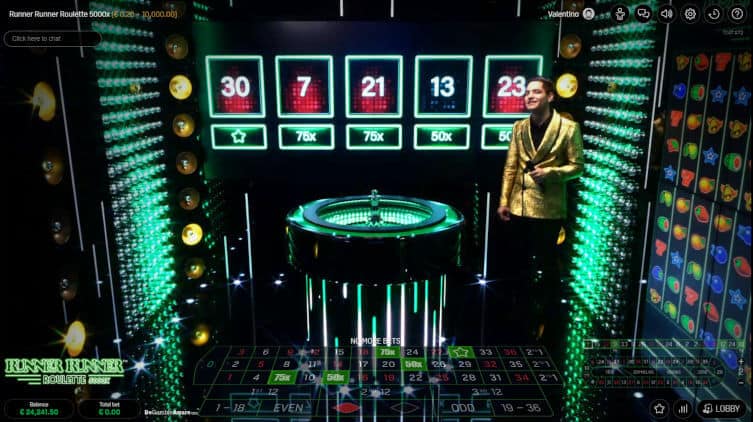 Runner Runner Roulette numbers