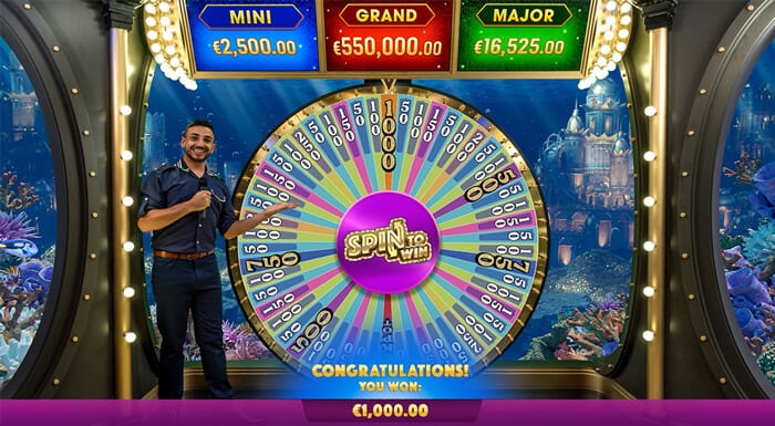 Spin To WIn Money Wheel