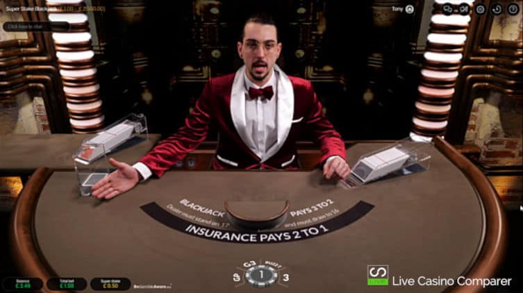 super stake blackjack intro