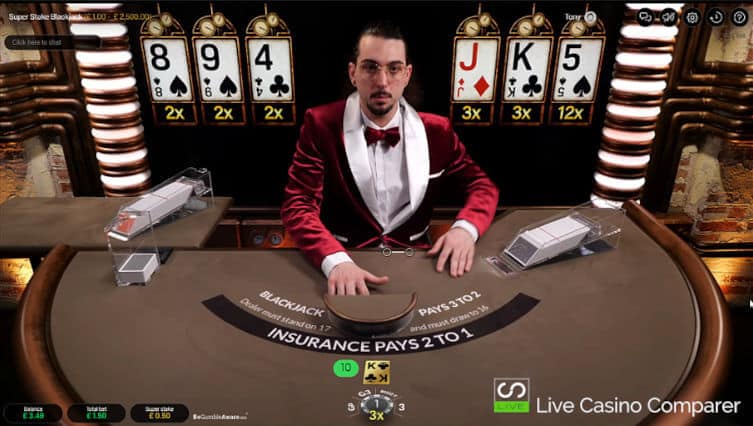 super stake blackjack multiplier in hand