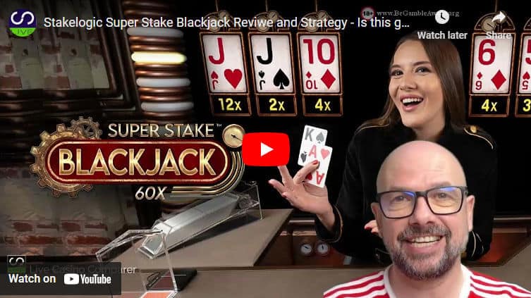 super stake blackjack video review