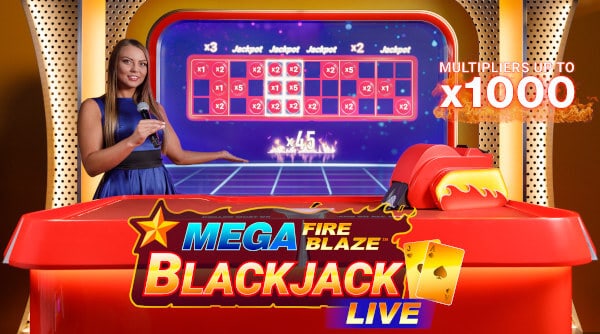 mega fire blaze blackjack live