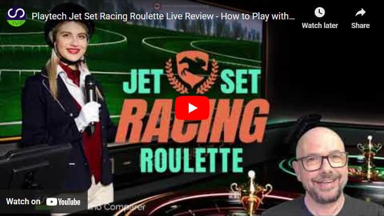 jet set racing roulette live video review