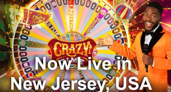 Crazy Time live in New Jersey