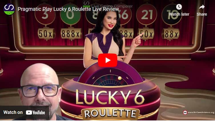 Pragmatic lucky 6 roulette live video review
