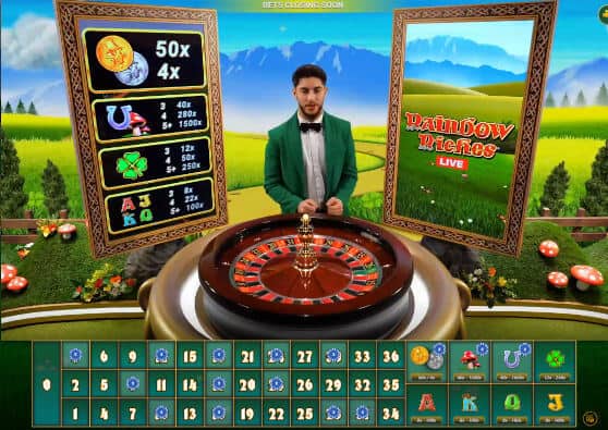 Rainbow Riches Live betting time