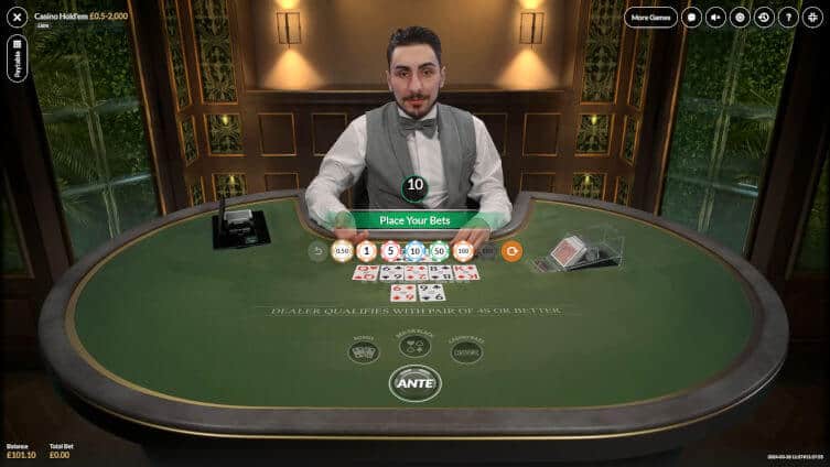 onair live casino holdem