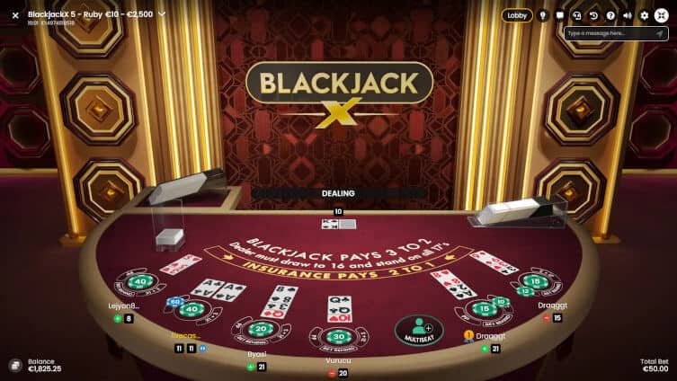 Blackjack X Split Aces