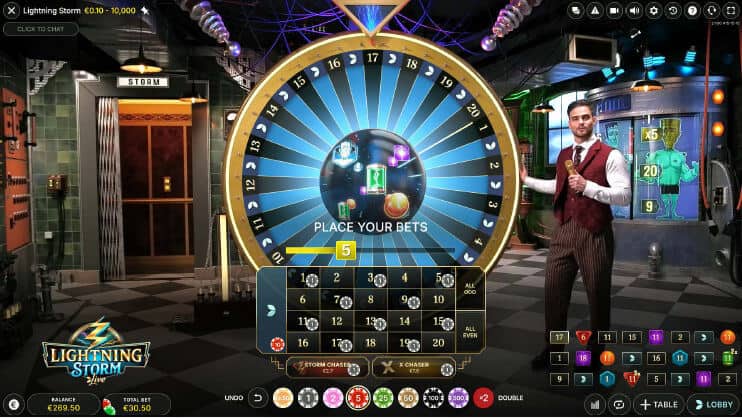 lightning storm betting time