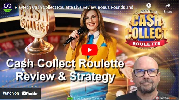 Playtech cash collect roulette live video review