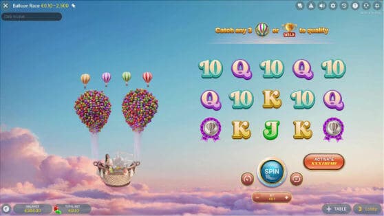 balloon race first screen