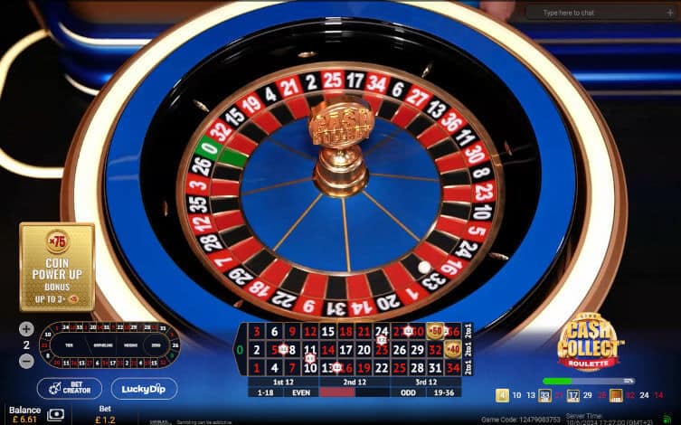 cash collect roulette wheel