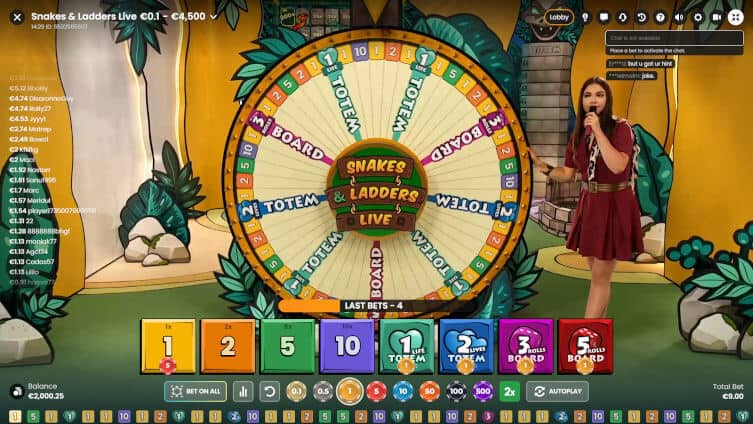 Pragmatic Snakes & Ladders Live
