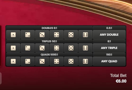 mega sic bac side bets