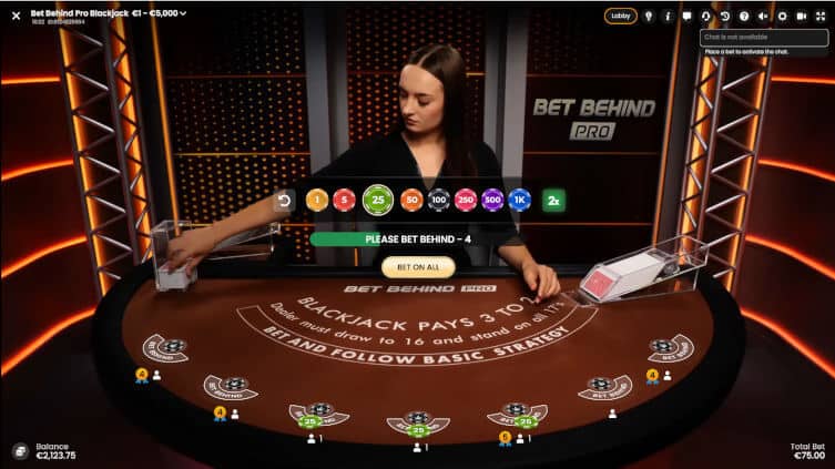 betting on bet behind pro