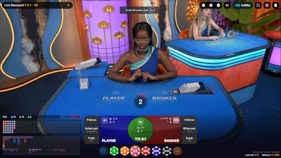 iconic21 live baccarat
