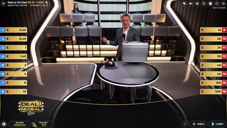 Deal or no deal game