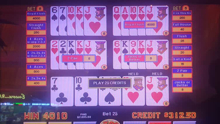 Royal Flush Video Poker