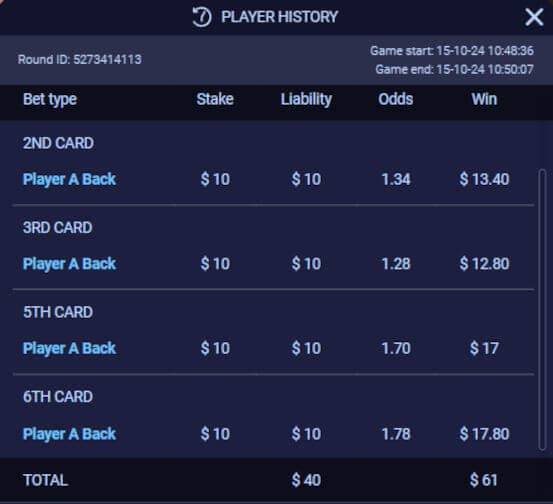 one day teen patti hand history