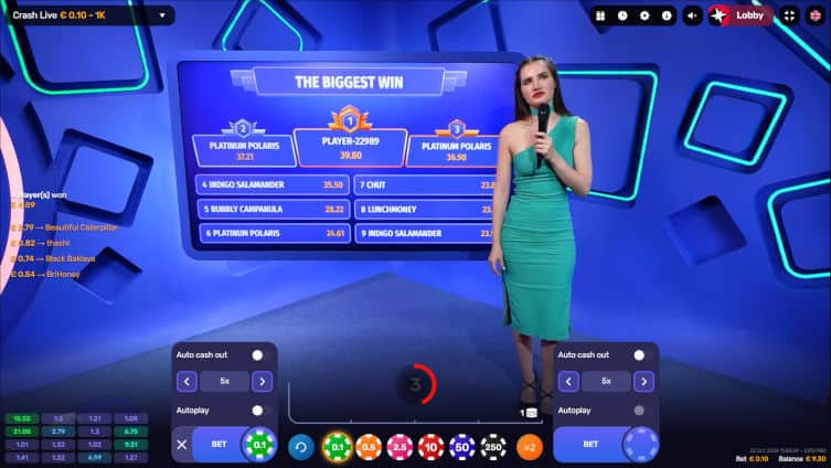 placing your bet crash live
