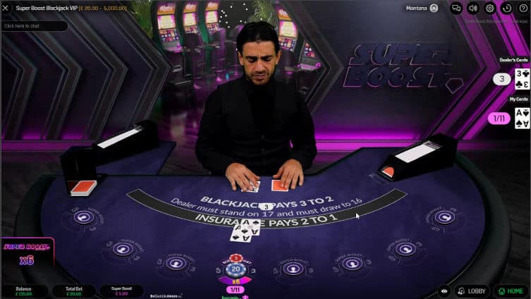 super boost blackjack deal