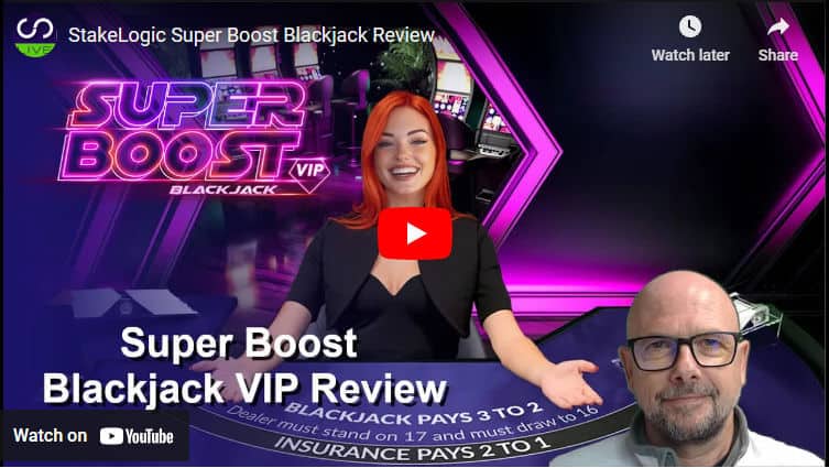 super boost blackjack video review