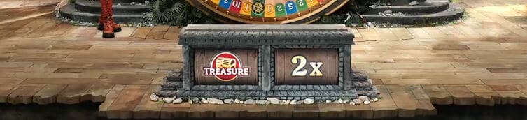 treasure island booster multipliers