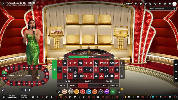 fortune roulette betting time