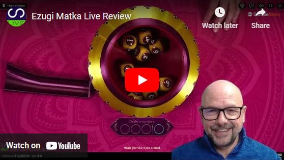 Ezugi matka video review